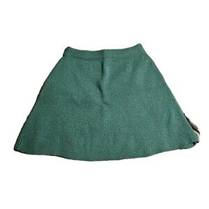 Knit A-LINE Skirt Mini VINTAGE Size M 30" WAIST SIZE 8/10 17" Long
